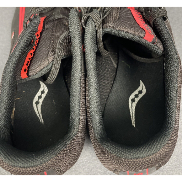 Saucony Mens Track Spike Shoes 10.5 Running Black Track Field Sprinting - Picture 6 of 14